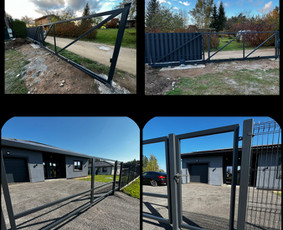 Metalo gaminių ir konstrukcijų gamyba - Stumdomų vartų gamyba - 3 Stumdomų vartų gamyba - Metalo gaminių ir konstrukcijų gamyba - 3