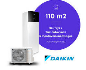 Saulės elektrinių įrengimas, pajungimas, priežiūra - Šilumos siurblių montavimas - 1 Šilumos siurblių montavimas - Saulės elektrinių įrengimas, pajungimas, priežiūra - 1