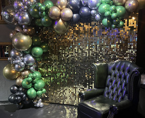 Foto sienelės nuoma - &Scaron;venčių, dekoravimas: Foto sienelės, gėlės, balionai - 2