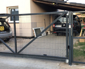 Projektavimas ir gamyba iš metalo. - Stumdomų vartų gamyba - 2 Stumdomų vartų gamyba - Projektavimas ir gamyba iš metalo. - 2