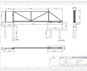 Projektavimas ir gamyba iš metalo. - Stumdomų vartų gamyba - 1 Stumdomų vartų gamyba - Projektavimas ir gamyba iš metalo. - 1