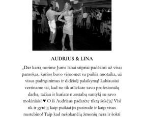 Vestuvinio šokio pamokos Klaipėdoje bei nuotoliu / Areta Gasiūnė / Darbų pavyzdys ID 3713459