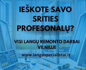 Langų montavimas, remontas, reguliavimas, tarpinių keitimas / Langų specialistai / Darbų pavyzdys ID 3716241