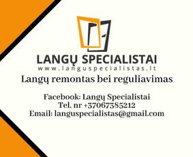Langų montavimas, remontas, reguliavimas, tarpinių keitimas / Langų specialistai / Darbų pavyzdys ID 3716247