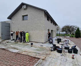 Klinkerio plyteliu klijavimas,fūgavimas,šiltinimas,armavimas / Klinker King / Darbų pavyzdys ID 3716343