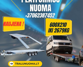 Platformos,traliuku ir priekabu nuoma Alytus ! / Platformu, traliuku ir priekabu nuoma / Darbų pavyzdys ID 3718661