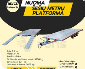 Platformos,traliuku ir priekabu nuoma Alytus ! / Platformu, traliuku ir priekabu nuoma / Darbų pavyzdys ID 3718677