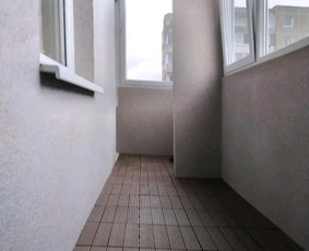 Balkono remontas - Apdailos darbai. - 2