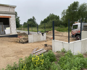 Atraminės sienelės - Pamatų betonavimas - 4