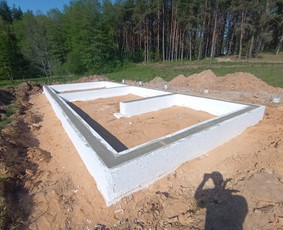 Statybos, apdaila - Pamatų betonavimas - 4