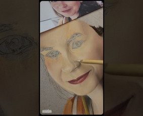 Portretai iš nuotraukų: pastelė, grafitas, šaržai / Pastelės ir Portretai / Darbų pavyzdys ID 3722455