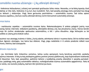 Seo tekstų rašymas (straipsniai, tinklaraščiai, kategorijos) / Agnė Kavaliauskaitė / Darbų pavyzdys ID 3722547