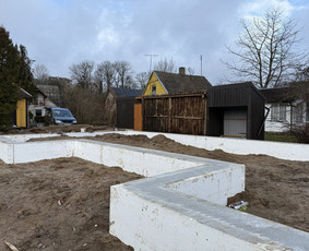 Poliniai pamatai ir betonavimo darbai - Pamatų šiltinimas - 1 Pamatų šiltinimas - Poliniai pamatai ir betonavimo darbai - 1