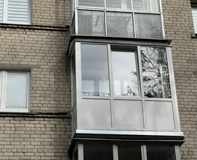 Balkonų stiklinimas, aliuminio konstrukcijos, Pvc langai / Justinas Lengvenis / Darbų pavyzdys ID 3724533