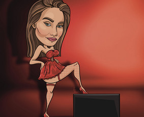 Iliustratorė - karikatūros, portretai, knygų iliustravimas / Arina Procenko / Darbų pavyzdys ID 3725453