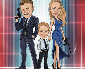 Iliustratorė - karikatūros, portretai, knygų iliustravimas / Arina Procenko / Darbų pavyzdys ID 3725455