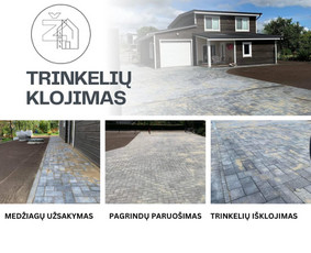 Trinkelių Klojimas,tvorų Montavimas - Drenažo įrengimas - 1 Drenažo įrengimas - Trinkelių Klojimas,tvorų Montavimas - 1