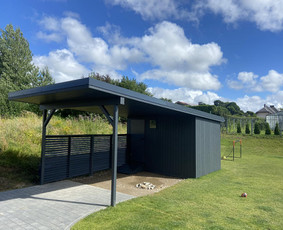 Pavėsinių gamyba, statymas - Terasos, stoginės, fasadai, pirtys, sandėliukai - 4