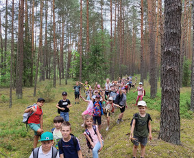 Žygiai vaikams, paaugliams, šeimoms su žaidimais miškuose / Robertas Janovskis / Darbų pavyzdys ID 3729455