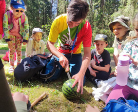 Žygiai vaikams, paaugliams, šeimoms su žaidimais miškuose / Robertas Janovskis / Darbų pavyzdys ID 3729497