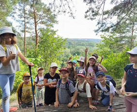 Žygiai vaikams, paaugliams, šeimoms su žaidimais miškuose / Robertas Janovskis / Darbų pavyzdys ID 3729647