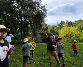 Žygiai vaikams, paaugliams, šeimoms su žaidimais miškuose / Robertas Janovskis / Darbų pavyzdys ID 3729649