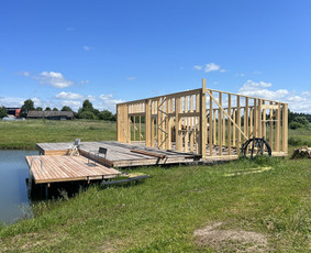 Karkasinių namų statyba - Karkasinių namų statyba, staliaus darbai. - 1