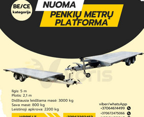 Platformos,traliuku ir priekabu nuoma Alytus ! / Platformu, traliuku ir priekabu nuoma / Darbų pavyzdys ID 3731837