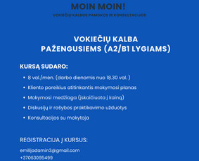 Papildomas vokiečių kalbos mokymas - Moin Moin vokiečių kalbos pamokos ir konsultacijos - 3