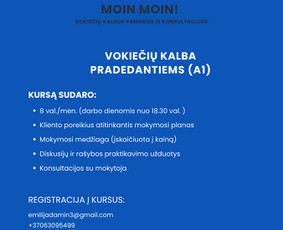 Papildomas vokiečių kalbos mokymas - Moin Moin vokiečių kalbos pamokos ir konsultacijos - 2