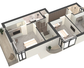 Interjero brėžiniai - 3D vizualizacijos - NT projektai / Interjero dizainas Meraki / Darbų pavyzdys ID 3733823