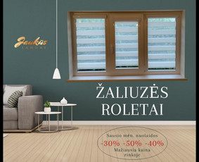 Roletai. Žaliuzės. Terasos - puiki kokybė už mažiausią kainą / Jaukūs Langai / Darbų pavyzdys ID 3733843