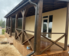 Stogu dengimas, mediniai/skardiniai fasadai, terasos. / JunMar / Darbų pavyzdys ID 3734563