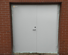 Metalinės durys, gamyba - &Scaron;arvuotos buto durys, laiptinės, rūsio, lauko, ginklinės dur - 3