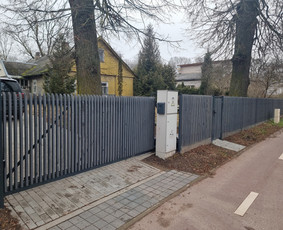 Tvorų, vartų, vartelių montavimas - Medinės tvoros - 1 Medinės tvoros - Tvorų, vartų, vartelių montavimas - 1