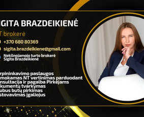 Nt Brokeris/tarpininkas/agentas Sigita Brazdeikienė Šiauliai - Nekilnojamo turto brokeriai - 1 Nekilnojamo turto brokeriai - Nt Brokeris/tarpininkas/agentas Sigita Brazdeikienė Šiauliai - 1