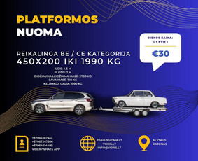 Platformos,traliuku ir priekabu nuoma Alytus ! / Platformu, traliuku ir priekabu nuoma / Darbų pavyzdys ID 3741503