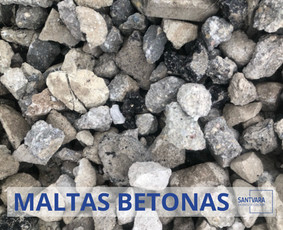 Betono skalda - Betonas, smėlis, žvyras, skalda, dekoratyvinės skaldos. - 1