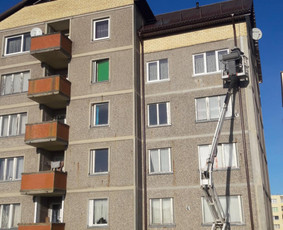 Aukštalipių darbai: siūlių remontas, dažymas, tinkavimas / Martynas Streckis / Darbų pavyzdys ID 3742097