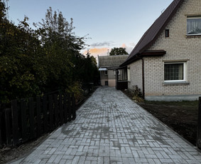 Trinkelių klojimas, polių gręžimas, tvorų montavimas / MB Workflex / Darbų pavyzdys ID 3742613