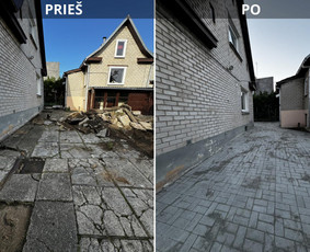 Trinkelių klojimas, polių gręžimas, tvorų montavimas / MB Workflex / Darbų pavyzdys ID 3743219