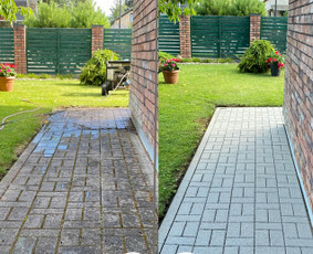 Trinkelių, fasadų, stogų plovimas aukštu slėgiu / Slėgio Švara / Darbų pavyzdys ID 3743671