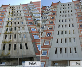 Pramoninis alpinizmas - Daugiaaukščių namų tarpblokinių sandūrų remontas - 3