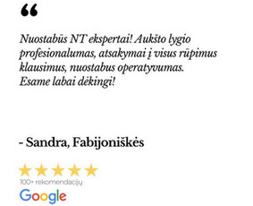 Kitos kategorijos - €4,400 tik NT pardavimo atveju (100+ klientų atsiliepimų) - 3