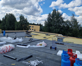 Bituminiai Prilydomi Plokšti Stogai / Stateksas / Darbų pavyzdys ID 3751461