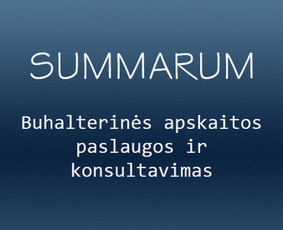 Buhalterinės apskaitos paslaugos ir konsultavimas - Buhalterinės apskaitos paslaugos - 1 Buhalterinės apskaitos paslaugos - Buhalterinės apskaitos paslaugos ir konsultavimas - 1
