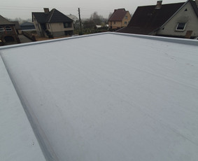 Plokščių Stogų Dengimas Pvc, Epdm ir bitumine Danga / Tvirti stogai / Darbų pavyzdys ID 3753289