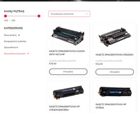 Interneto Svetainių ir El. Parduotuvių kūrimas. Seo darbai! / Artix.lt / Darbų pavyzdys ID 3755217
