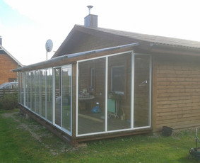 Statybos, apdaila - Balkonu stiklinimas aliuminio konstrukcijomis - 3