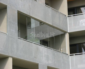 Statybos, apdaila - Balkonu stiklinimas aliuminio konstrukcijomis - 4